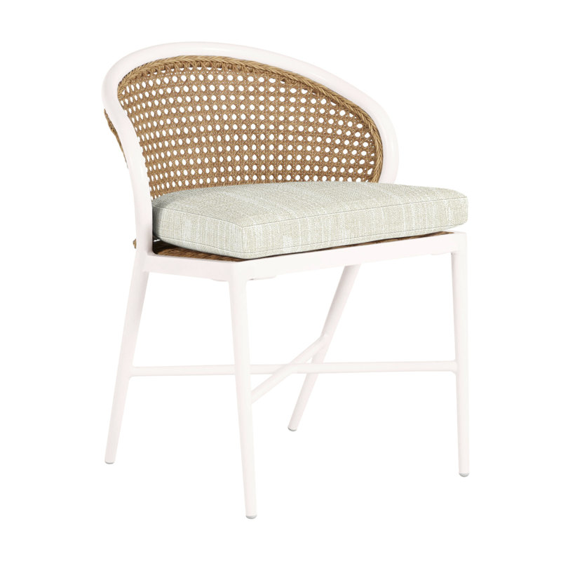 Havana Side Chair, Rollo Cream, Chalk, No Welt