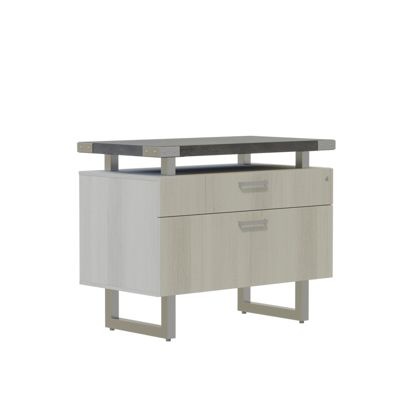 Mirella Lateral File, Stone Gray
