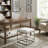 Lyndell Faux Leather Ottoman