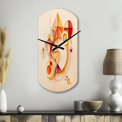 Ubaldo - Cylinder Shape Yellow Wall Clock - Unique Shape