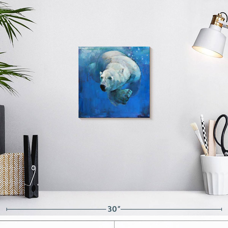 Bleu foncé Brampt, H 10 po x l 10 po