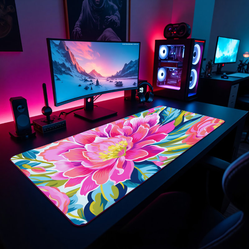 Polyester Desk Pad, 14.4x12.1