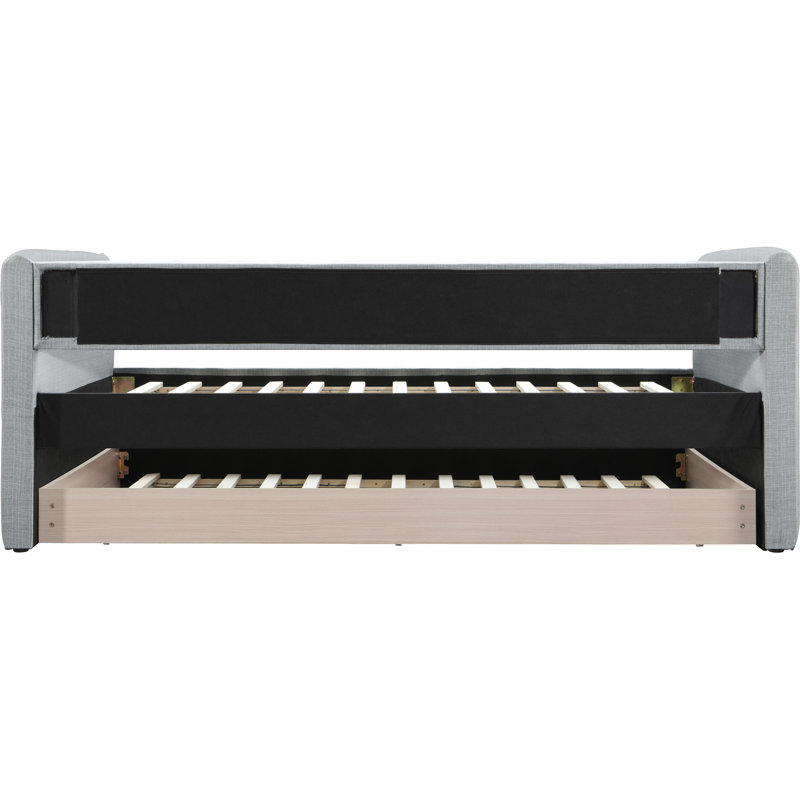 Lissett Twin Daybed with Trundle, Grey