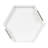 Norvan Hexagon Decorative Tray with Metal Handles-1804291048