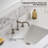 60" Engineered Stone Single Bathroom Vanity Top with Sink (Vanity Base Not Included）