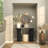 Cicely Gold Metal Starburst Room Wall Mirror