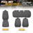 Full Set Seat Covers Universal Waterproof Leatherette For Cars Suvs Trucks Airbag Compatibility​​