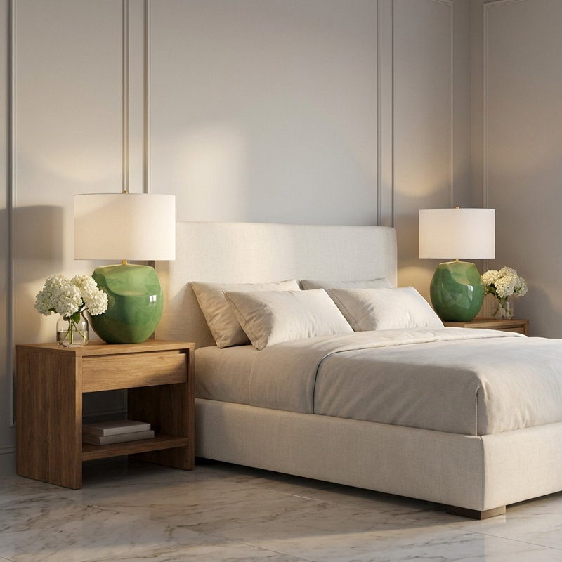 Pente 27 Table Lamp, Green