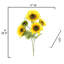 Tige de tournesol pleine floraison-1116673728