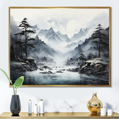 " Japan Mountain Fog Horizons "