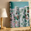 Toile, une collection magnifiquement disposée de papier peint botanique roulé avec des illustrations d'art complexes de diverses plantes-1327591127