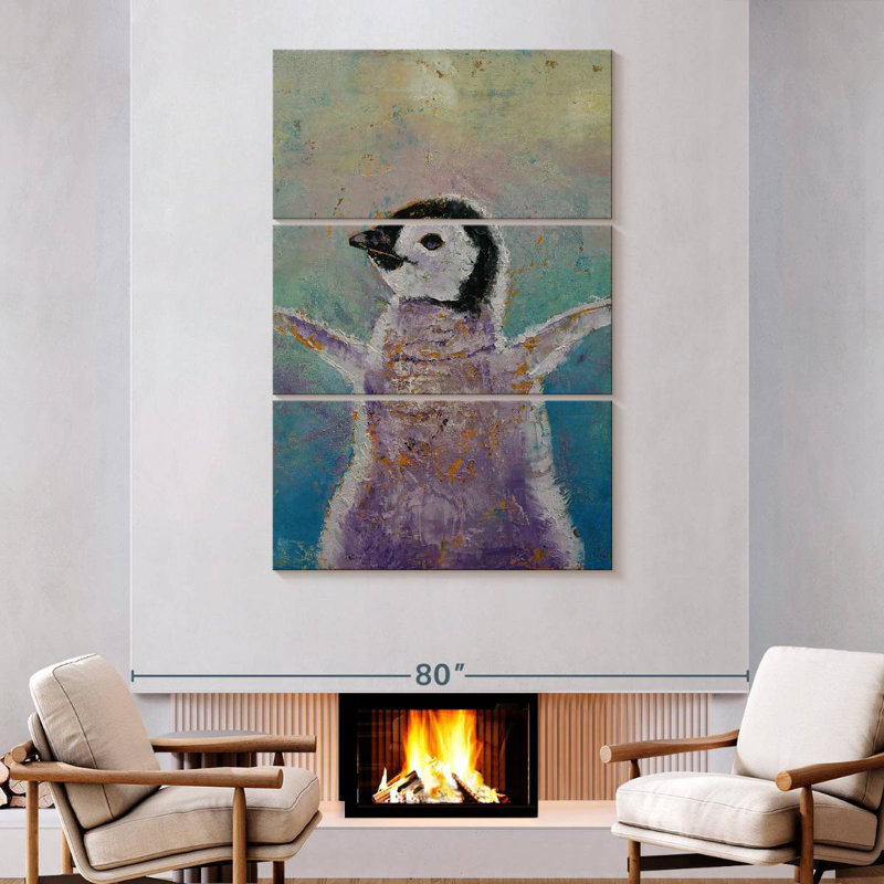 Brampt Baby Penguin, 74" H x 48" W