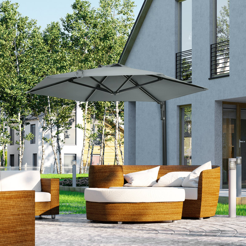 Araya 248cm Wall Mount Parasol