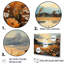 «Meadow Stream At Sunset I», ensemble d'art mural sur toile Meadow-107748104-107748103