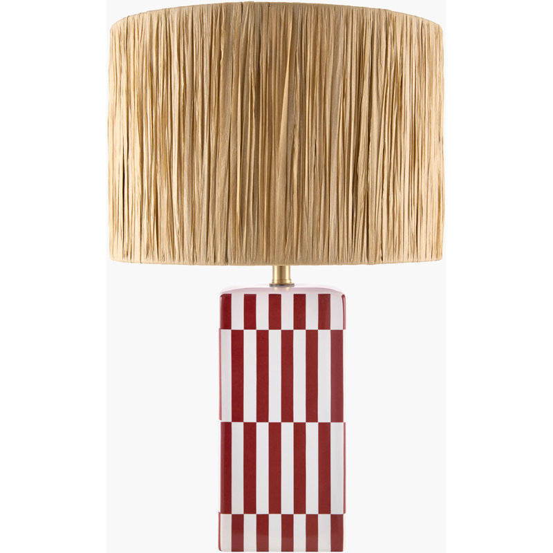 Lampe de table Evert, Rouge