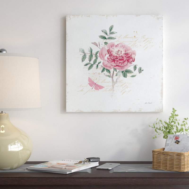 «French Romance I» par Katie pertiet - Estampe numérique sur toile tendue avec châssis, H 48 po x l 48 po x P 1,5 po