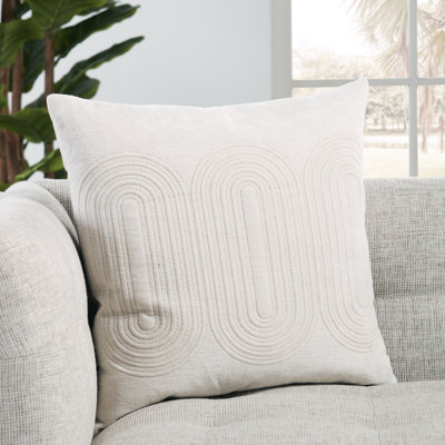 Ramona Square Cotton Pillow Cover & Insert