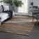 Striped Blue/Natural Handwoven Jute Rug