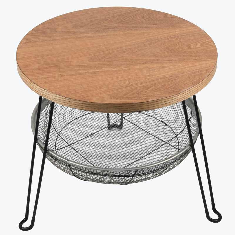 Table de bout en bois massif Ascano