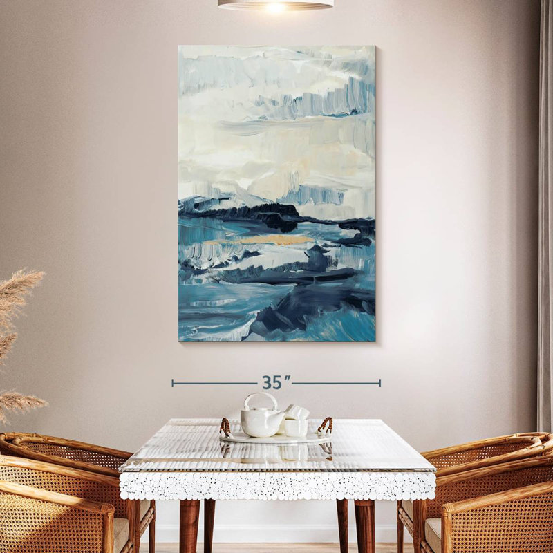 Avery, liberté de la mer bleue I, H 51 po x l 34 po
