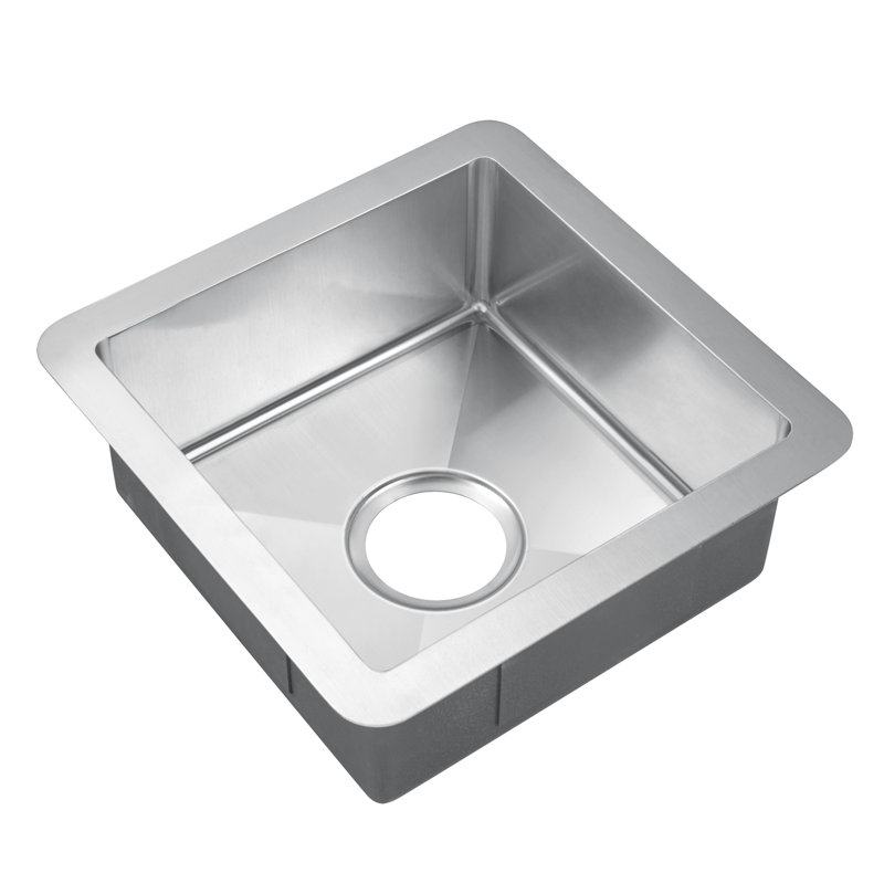 Rena 14.5'' L Single Bowl Stainless Steel Kitchen Sink