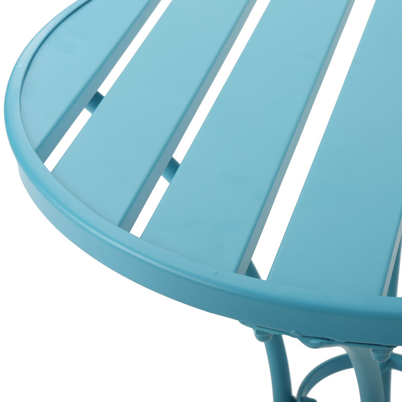 ENSEMBLE MÉTAL 3 PCS COLMAR, Bleu