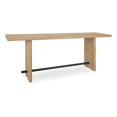 Adams 86'' Solid Wood Top Console Table