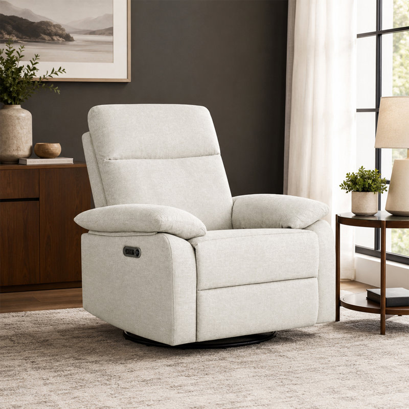 Fauteuil inclinable électrique Evolur Asher Deluxe, Oatmeal