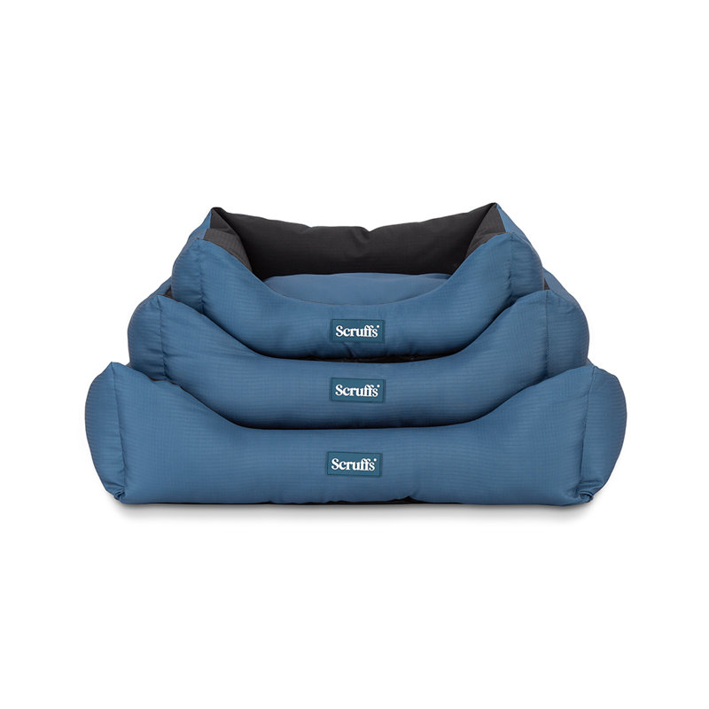 Polyester Pet Bed, 20cm H x 50cm W x 60cm D, Atlantic Blue