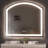 LED Bathroom Mirror with Lights sector Vanity Mirror with Touch Sensor Lighted Mirror with Metal Frame Frontlit Anti-Fog Dimmable 3 Colors Temperature Shatterproof-849843659