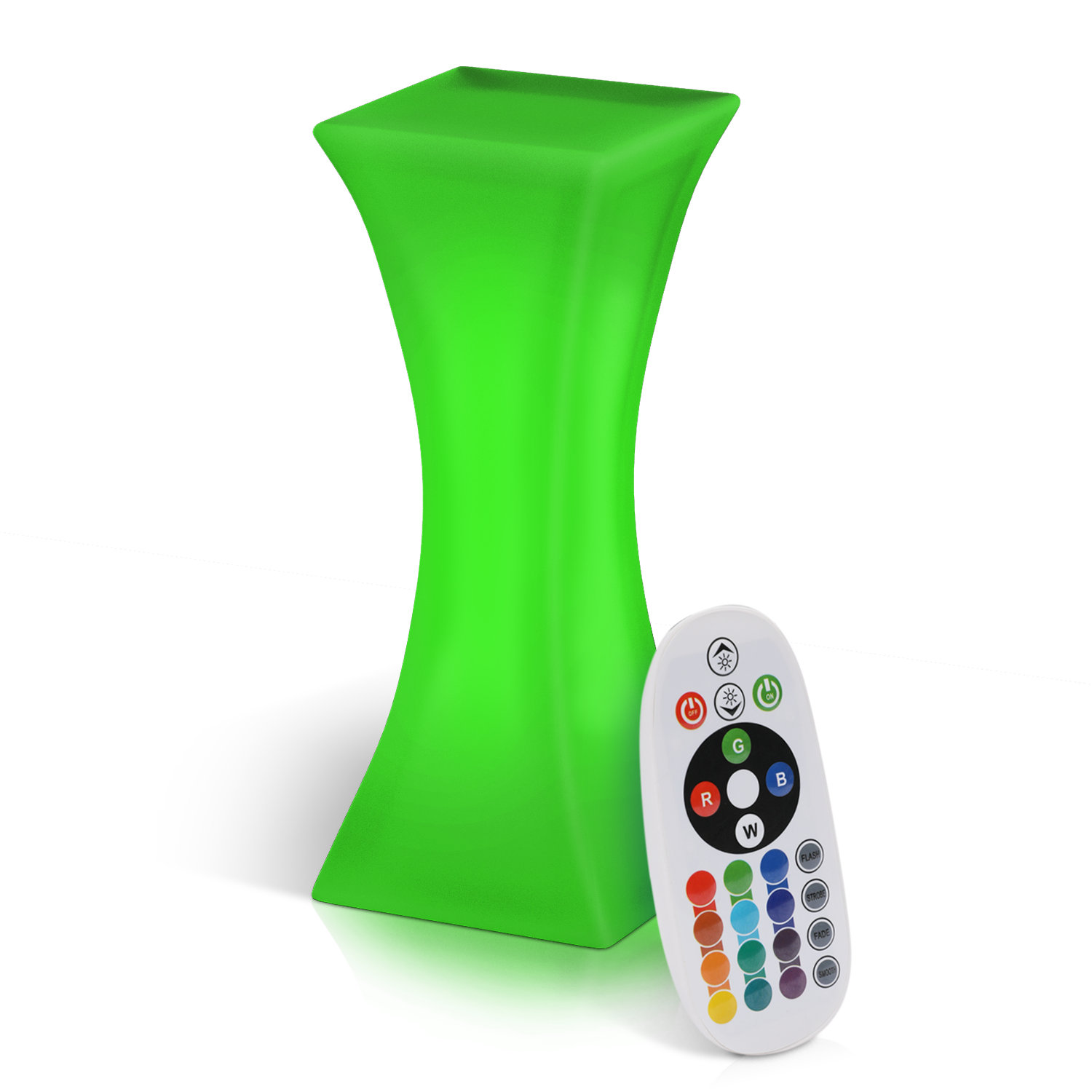 Orren Ellis Outdoor LED Outdoor Bar Stool Color Changing Party Table W orren-ellis-outdoor-led-outdoor-bar-stool-color-changing-party-table-w