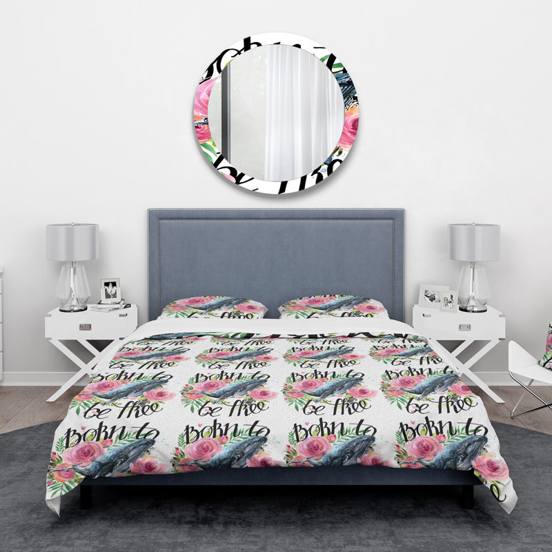 Ensemble de housse de couette traditionnelle, Housse de couette très grand + 2 taies décoratives