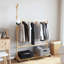 Mesick 100cm Rolling Clothing Rack