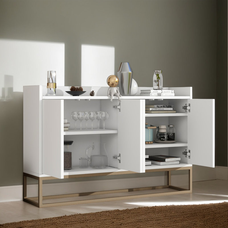 120cm Sideboard, White