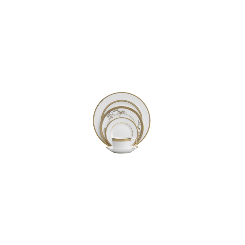 Vera Lace Gold Dinnerware Collection