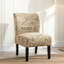 Fabric Armless Contemporary Accent Chair