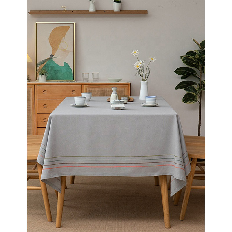 Nappe rectangulaire grise colorée 55 po x 70 po, 55 po x 55 po
