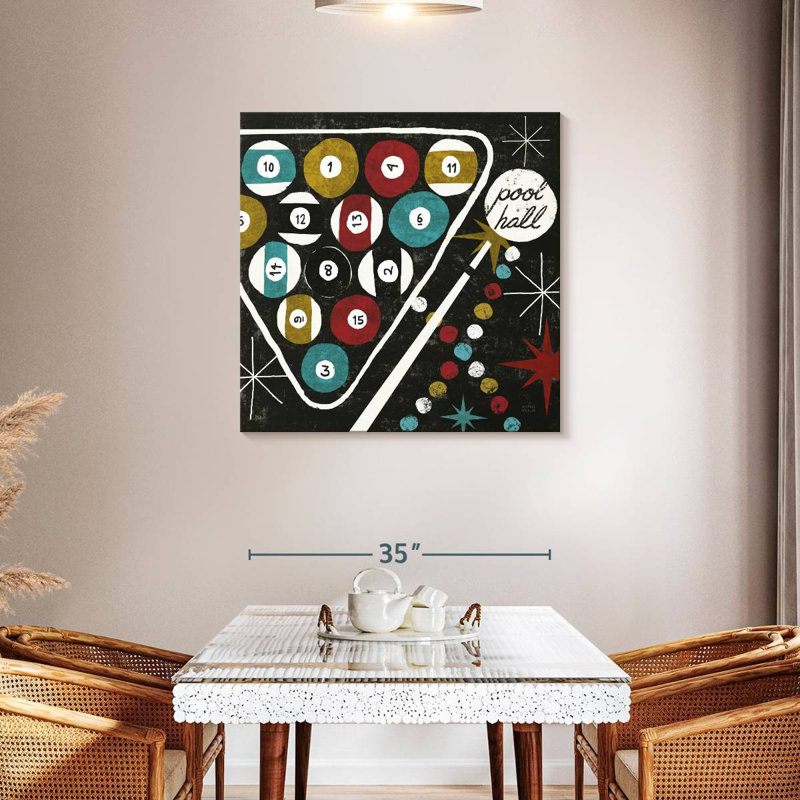 Salle de billard Senne Vegas, H 36 po x l 36 po