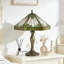 Lampe de table 15 po Tiffany pour salon de chambre à coucher
