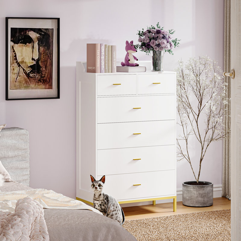 Commode 6 tiroirs Bryanna