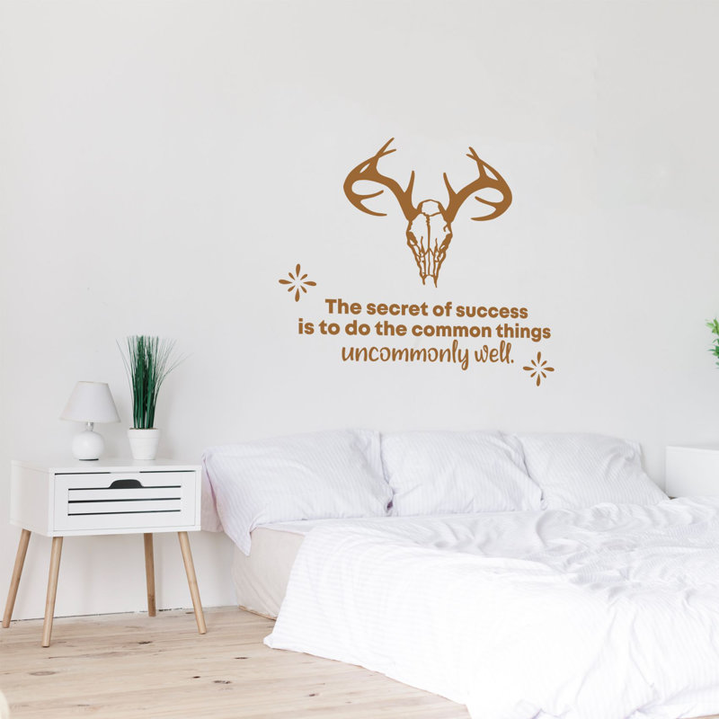 Text & Numbers Wall Decal, 20" H x 40" W x 0.05" D