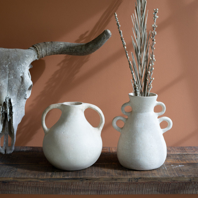 Envie 12'' Handmade Paper Mache Table Vase