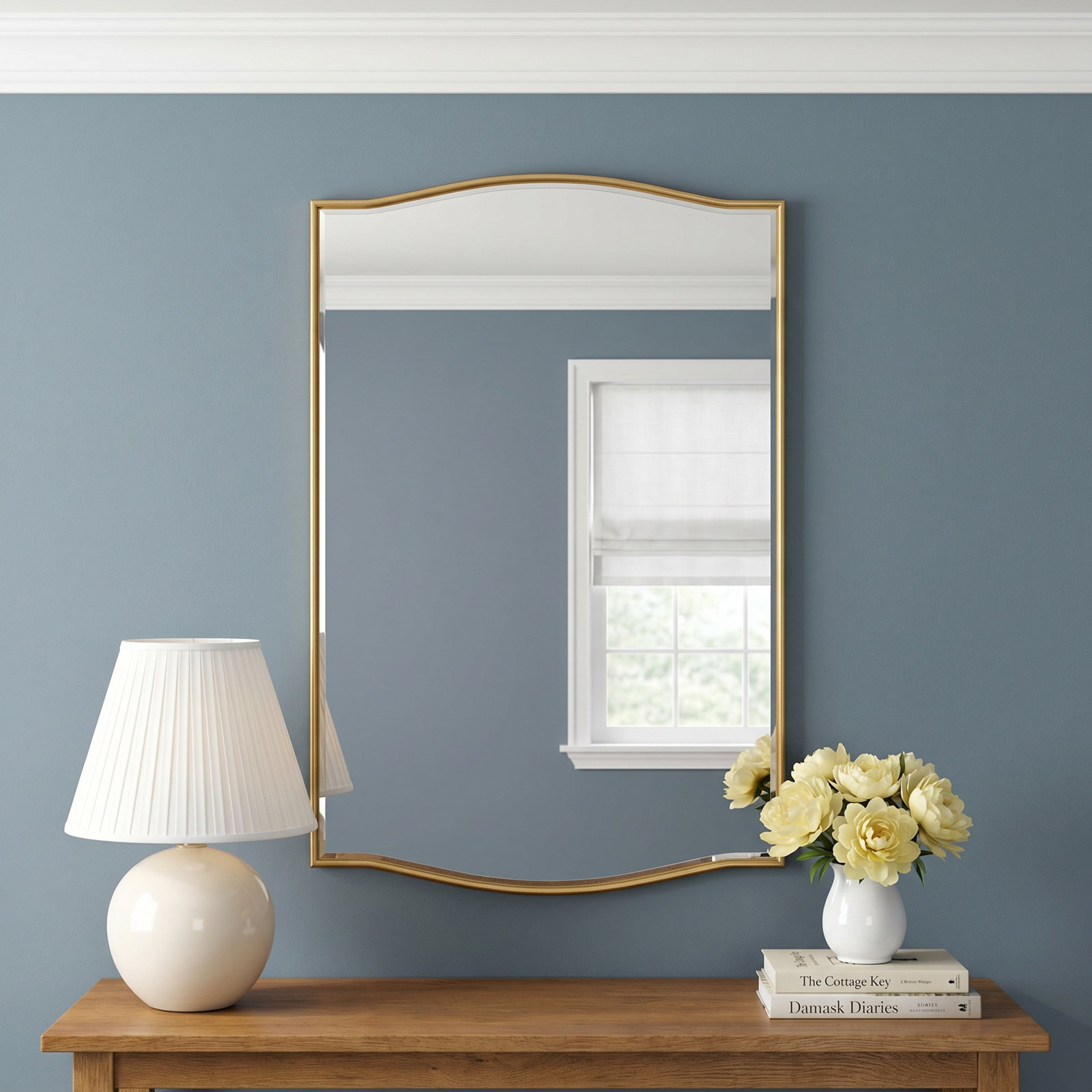 Meagan Accent Mirror, 30" x 20", Gold