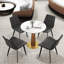 Modern Round Sintered Stone Conference Table With Solid Wood Base-114509214