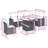 Vidaxl Garden Sofa Set Brown