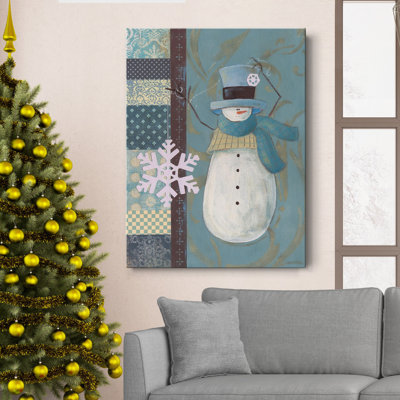 " Snowman Patchwork I "