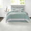 Ensemble de literie luxueuse surdimensionnée en coton avec motif corail pour maison moderne