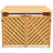 Hanover Outdoor 4.88 ft. x 3.01 ft. Wooden Trash Bin and Recyclables Storage Shed