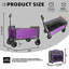 Convertible Folding Trolley With Storage-125205241