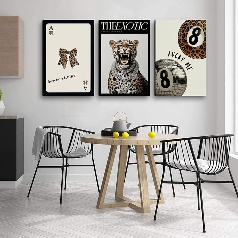 3 Piece Wrapped Canvas Print, 40cm H x 30cm W